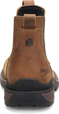 Pre-owned Double-h Boots Men's 5" Heisler Phantom Rider Square Soft Toe Romeo Work Boot Br In Medium Bro