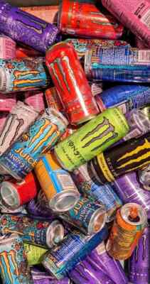 6ct MONSTER Energy Drink Cans EMPTY SURPRISE Variety Random NO REPEATS