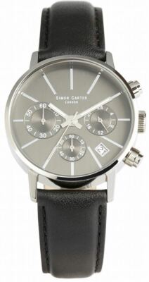 Pre-owned Simon Carter Womens Chronograph Watch - Grey