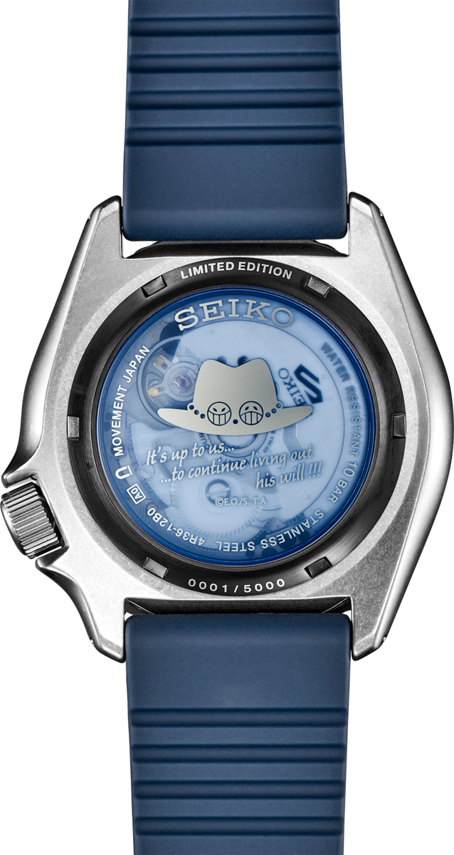 Pre-owned Seiko 5 Sports One Piece Sabo Limited Edition Srph71-new
