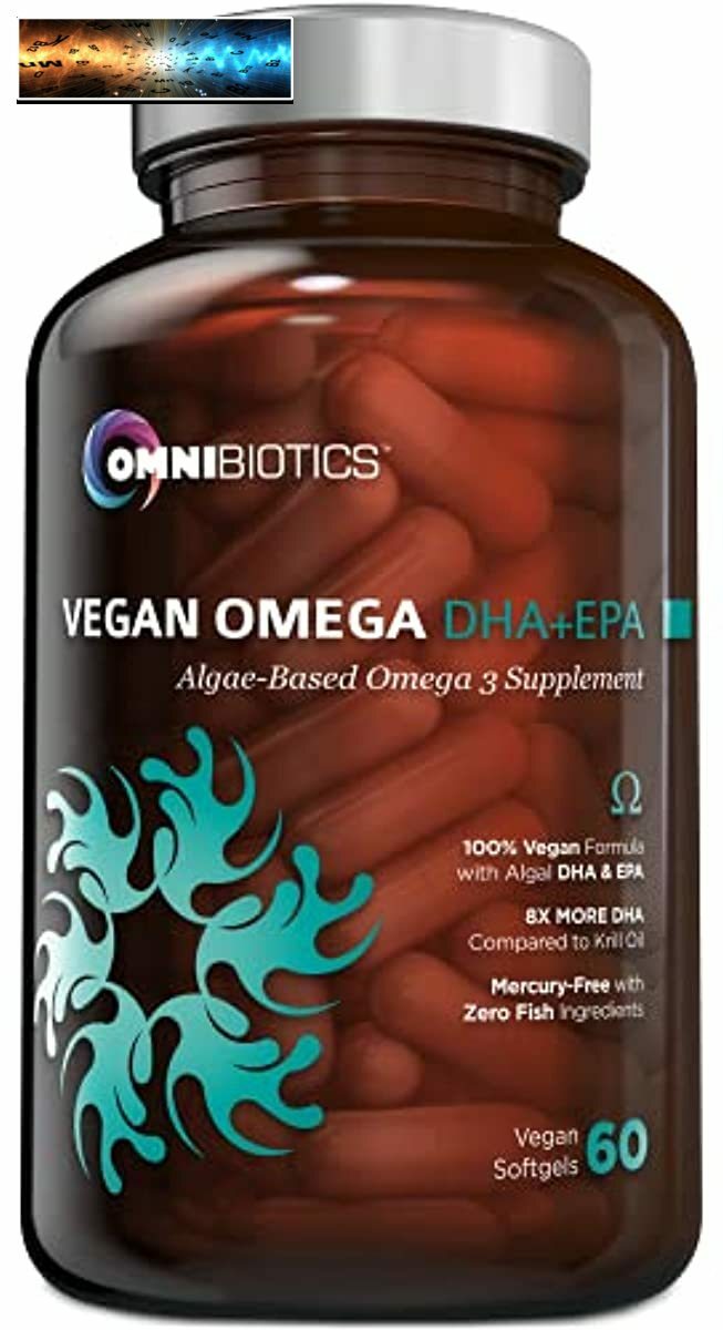 Vegan Omega DHA+EPA | MD-Certified Prenatal DHA with EPA | 8X More DHA Than Kril