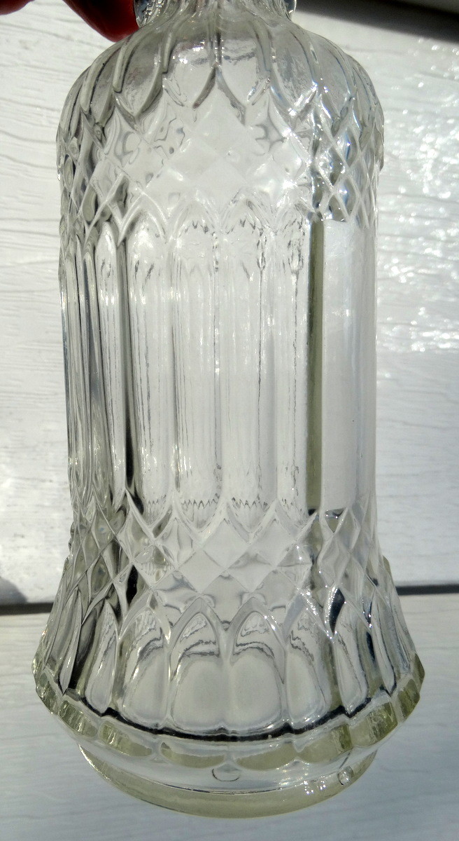 Scarce Fancy Cologne Perfume Dresser Bottle, Late 1800s, Mint