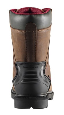 Pre-owned Avenger Men's 8-inch Hammer Carbon Toe Waterproof Work Boots - A7555, Brown