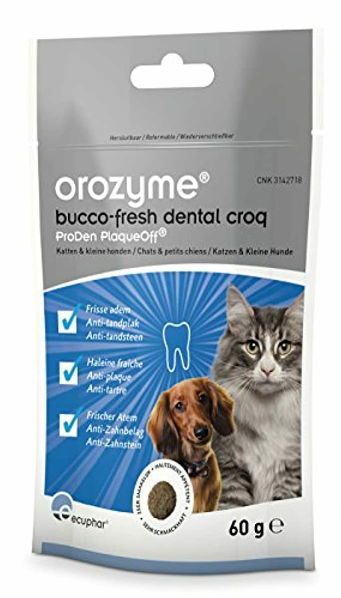 ecuphar Orozyme® BuccoFresh Dental Croq für kleine Hunde und Katzen