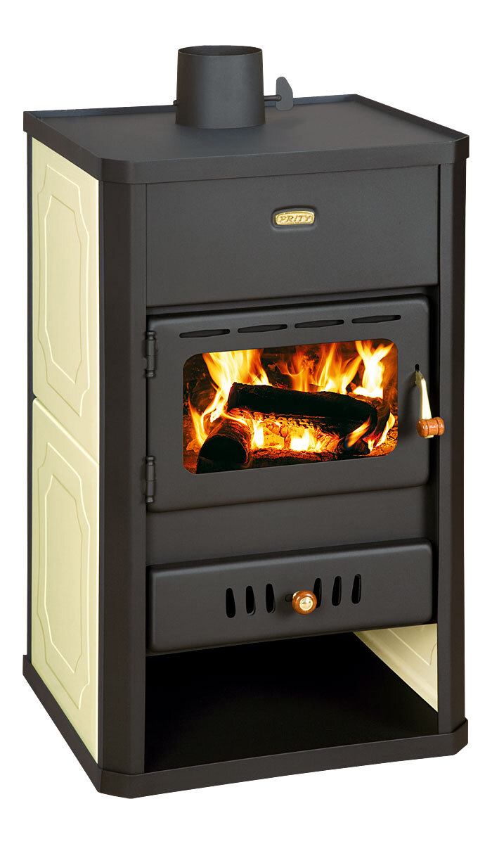 Poêle PRITY S1 W10 13,3 kW | Chauffage central | Échangeur d’eau