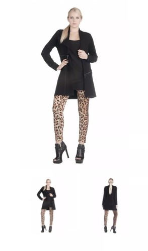 Pre-owned Eva Varro Womens Barcelona Long Jackets In Navy Blue