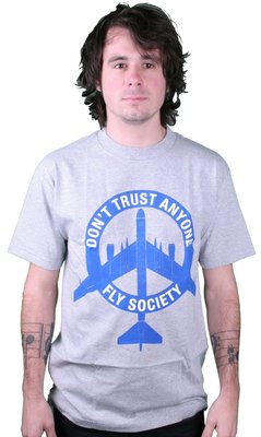 DTA Rogue Status Fly Society Mens Tee in Heather/Blue Size: S