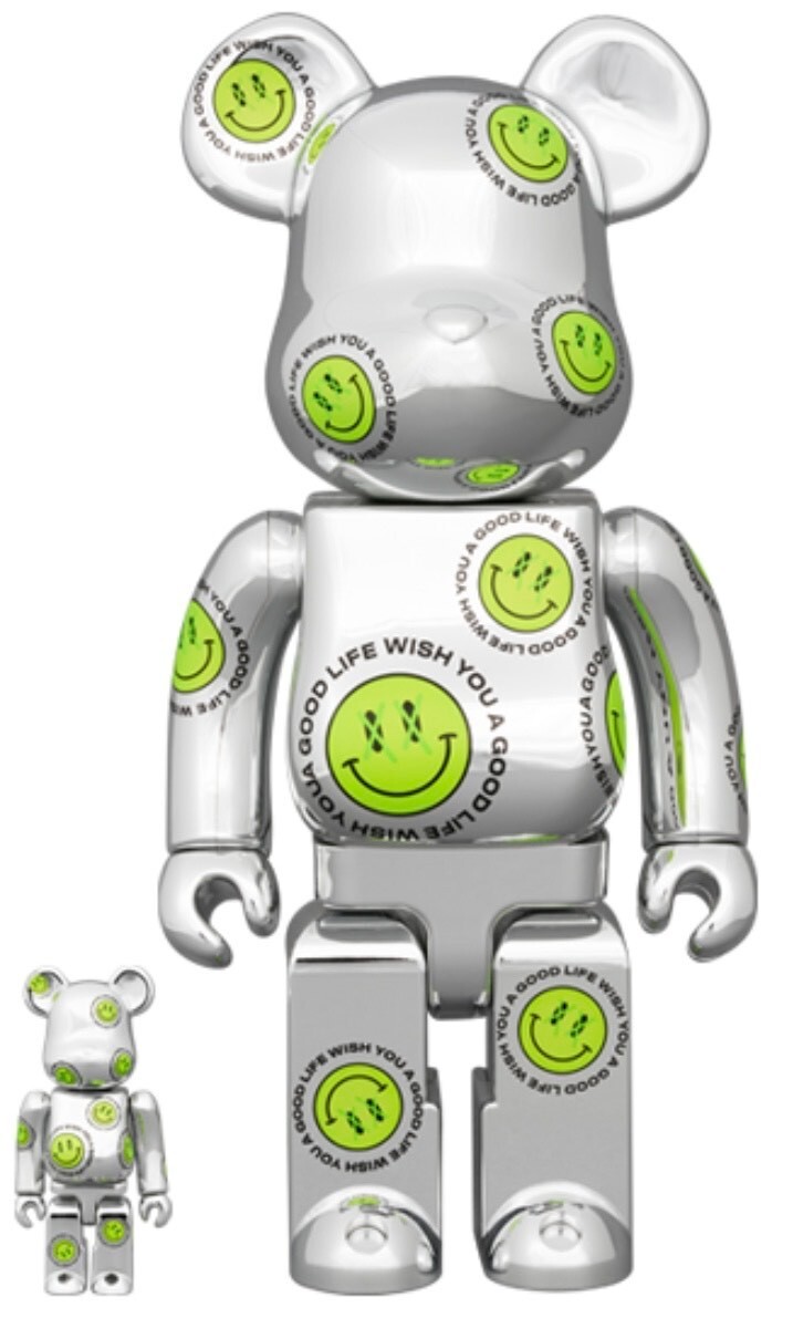 BE@RBRICK WISH YOU A GOOD LIFE 100％ 400％ BE@RBRICK WISH YOU A GOOD LIFE NICKTHEREAL 100％ & 400％ | eBay