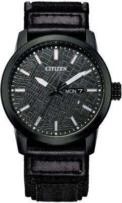 Pre-owned Citizen Record Label Bm8477-12e Chari & Co Solar Men Watch In Box