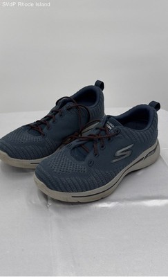 SKECHERS Go Walk Arch Fit Blue Athletic Shoe Women 7