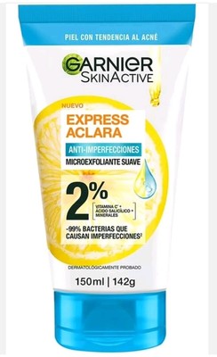 GARNIER SKIN ACTIVE MICROEXFOLIANTE/EXPRESS ACLARA/ANTI MANCHAS/ACNE/5OZ