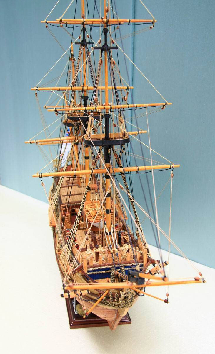HMS Royal Caroline Yacht 1749 1:50 33'' Wooden Ship Model