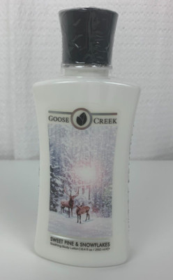 Goose Creek Sweet Pine Snowflakes Soothing Body Lotion 8.4 fl oz Christmas NEW