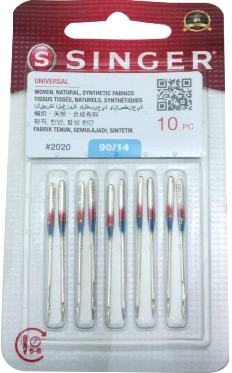 Heavy Duty Singer Sewing Machine Needles Size 14, 4411 4423 4452