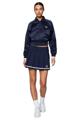 

Sergio Tacchini Womens Kalkman Tennis Skort NVY-S, Navy