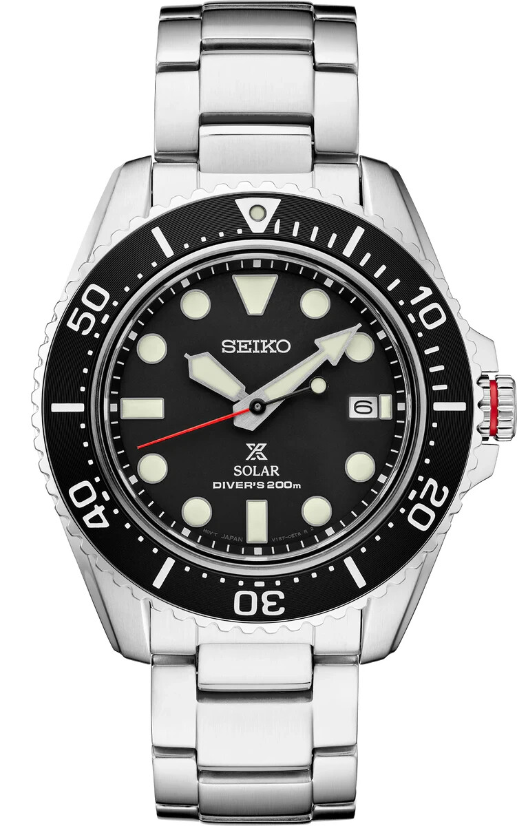 Pre-owned Seiko Prospex Solar Diver's Men's Watch