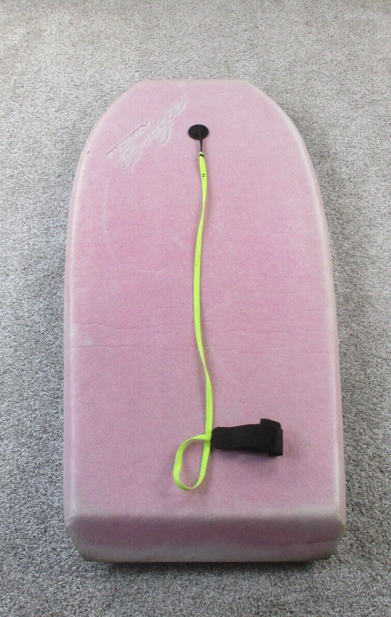 Vintage 1994 Morey Boogie Board Kahala Pink Blue Foam