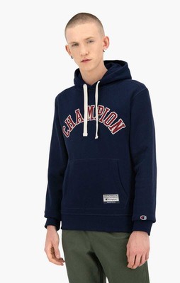 

Champion University Hoodie Mens Navy Casual Lifestyle Спортивная толстовка Top, Синий
