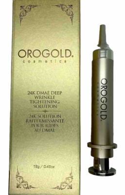 OROGOLD 24K DMAE Deep Wrinkle Tightening Solution 12g .42 oz MSRP: $1,658 NEW