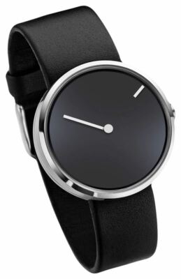 Pre-owned Jacob Jensen Design Jacob Jensen Unisex Curve Series Watch - Black/black