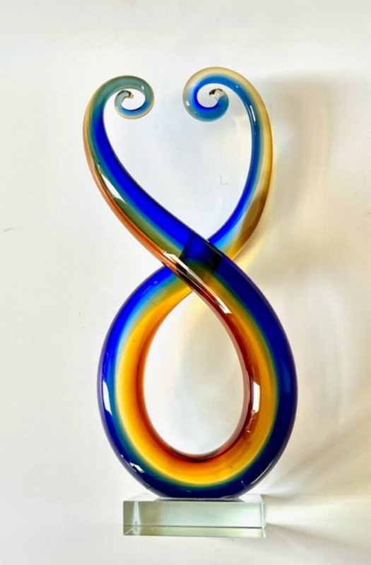 Murano Glass Sculpture Stunning Art Glass