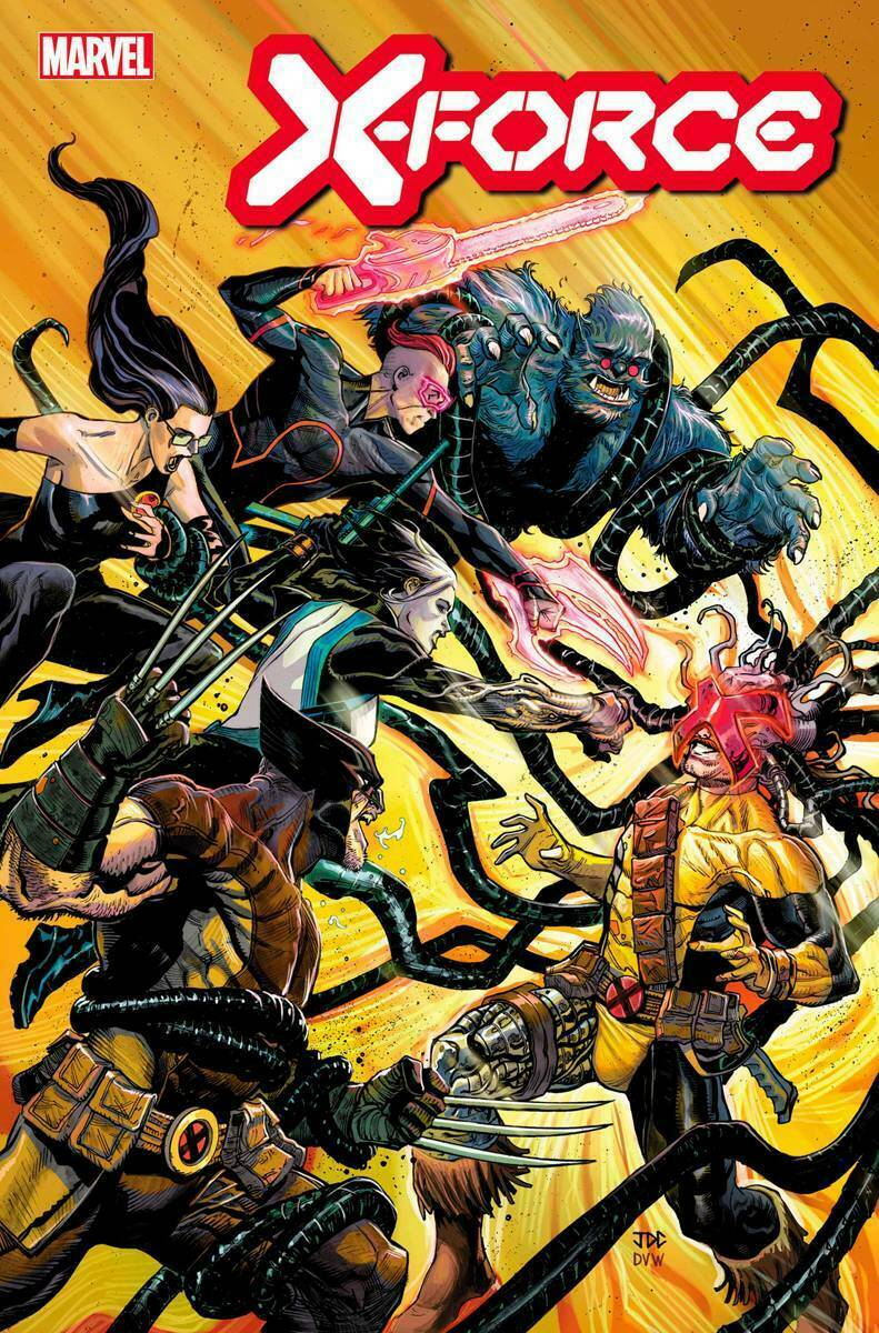 アメコミ X-Force コミックアート フレーム付き X-Force #27 - Cover A - COMIC BOOK ~ Marvel Comics 2022 x