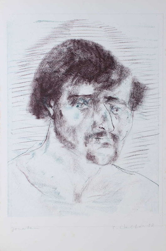 Emil Wachter (1921 - 2012) - Jonatan Lithographie