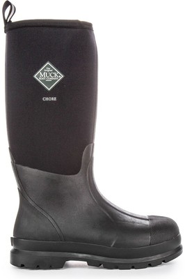 Pre-owned Muck Boots Muck Chore Hi Triple Reinforced Toe Rubber Mens Boots Black Xus 7 - 13