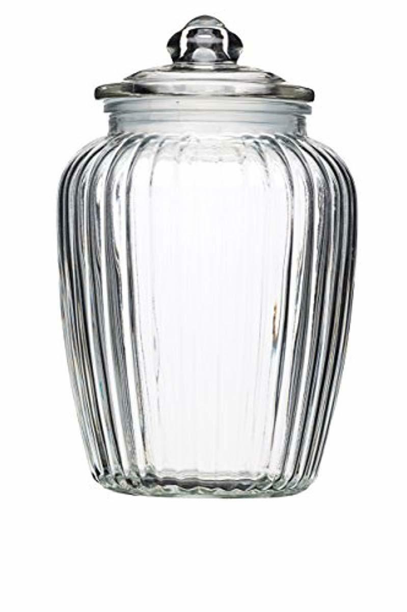 large clear glass containers