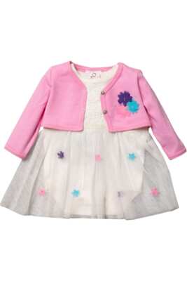 Baby Girl Bodysuit Tutu Dress & Bolero Cardigan Set Spanish Style Outfit