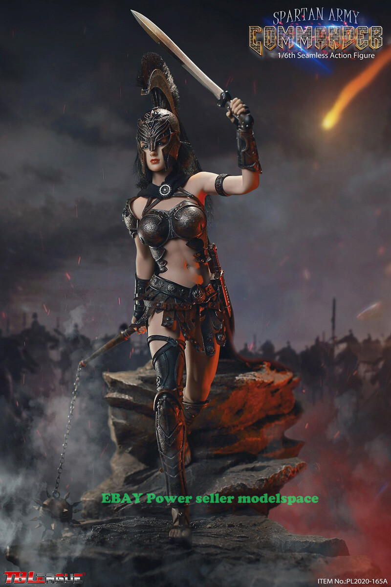 TBLeague PL2020-165A 1/6 Spartan Army Black Commander Female