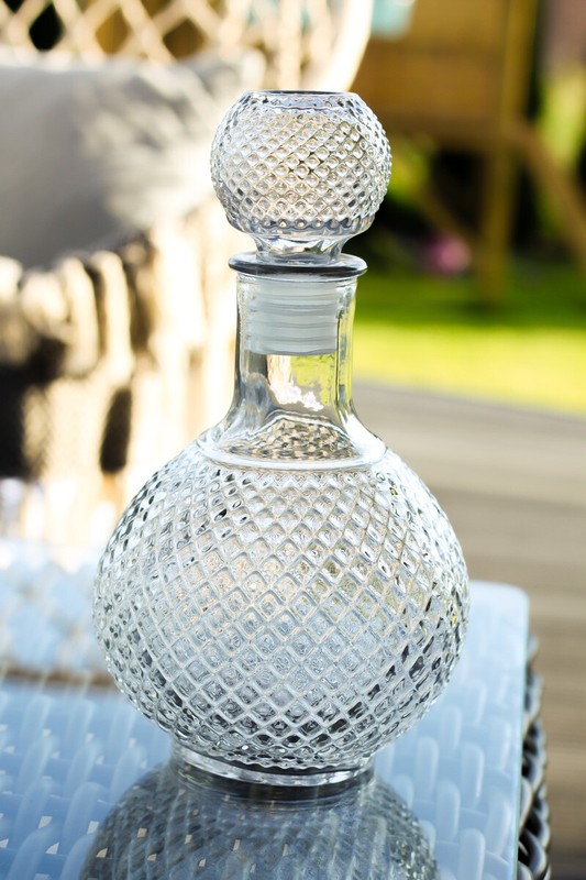 Glasflasche Weinkaraffe Dekantierer LikÃ¶Re , Cognac , Whisky