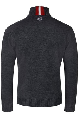 PIZ PALÜ PIZ PALÜ STRICKPULLOVER HERREN PULLOVER UTTING GRAU BLAU TROYER ALPIN OUTDOOR