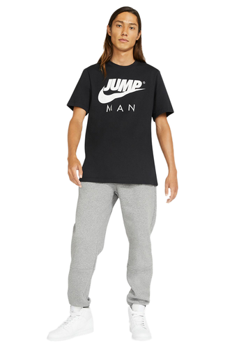 

Мужская черно-белая футболка с коротким рукавом Jordan Jumpman (CT3708 010) —, Black/white