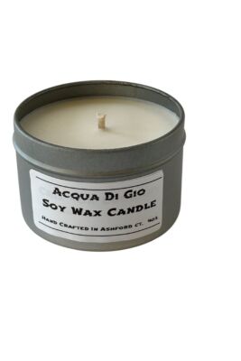 4 oz Candle Tins, Great Fragrances, 100% Soy Wax, Great Wedding Favors, Gifts