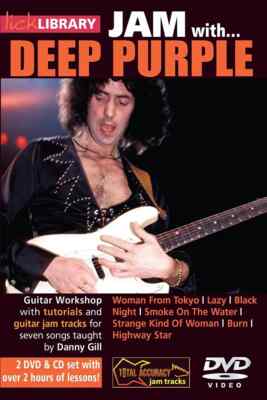 Lick Library JAM WITH Blackmore's DEEP PURPLE Guitar Video Lessons 2-DVDs + CD