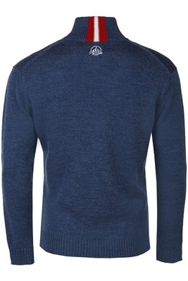 PIZ PALÜ PIZ PALÜ STRICKPULLOVER HERREN PULLOVER UTTING GRAU BLAU TROYER ALPIN OUTDOOR