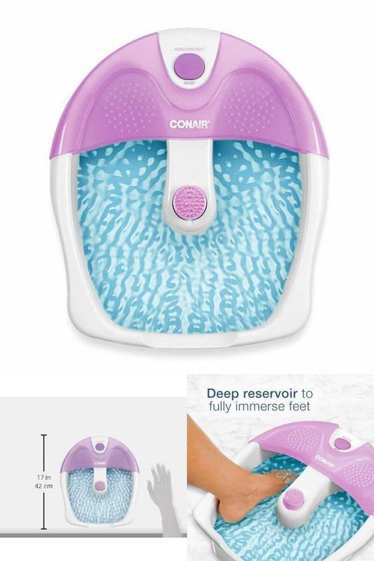 Foot Spa Bath Massager Heat Soaker Pedicure with Vibration B