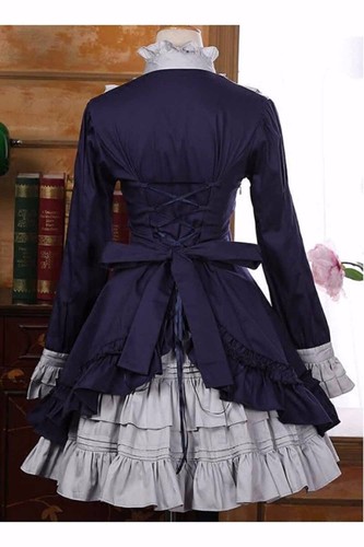Pre-owned Handmade Custom Made To Order Vintage Lrregular Hem Classic Lolita Dress Plus 1x-10x L145 In Burgundy/beige