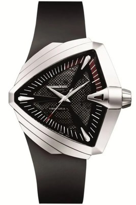 New Hamilton Ventura Automatic XXL Black Dial Black Men's Watch H24655331