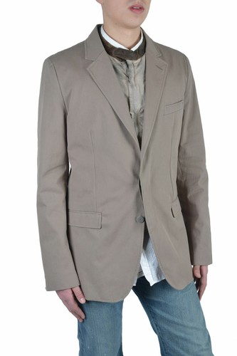 Pre-owned Dolce & Gabbana Men's Beige Blazer With Built-in Jacket Size Us S M Xl