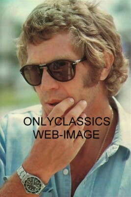 ICONIC ACTOR COOL STEVE MCQUEEN WRIST WATCH SUNGLASSES CANDID PORTRAIT 4X6 PHOTO