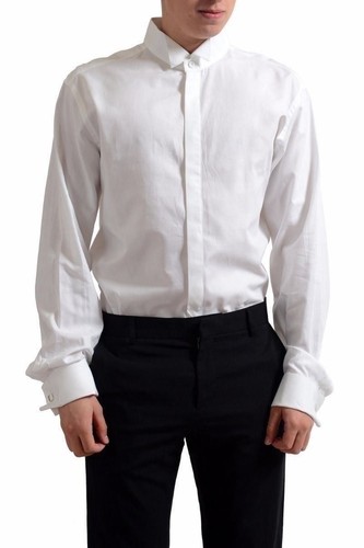 Gianfranco Ferre Button Down White Men's Dress Shirt US 18.5