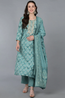 Silk straight best sale kurta