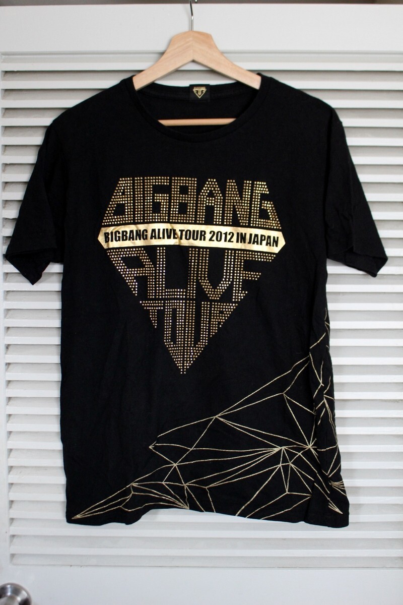 BIGBANG V.I ライブ T−SHIRTS Lサイズ Amazon | Tシャツ 【Lサイズ】 BIGBANG 黒×白 004W | Tシャツ