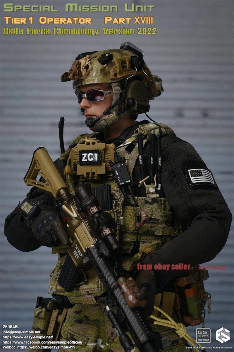Easy＆Simple 26064B 1/6 Special Mission Unit Delta Force