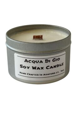 4 oz Candles, 100% Soy Wax, Assorted Scents, Wood Wick, Wedding Favors, Gifts