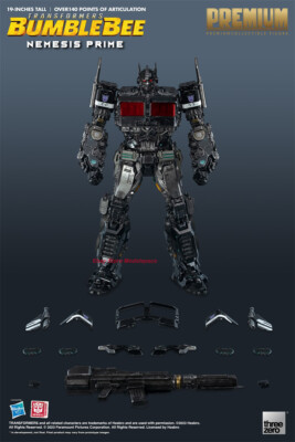 Threezero 3A Nemesis Prime Diecast Transformation Toy Action Figure In Stock