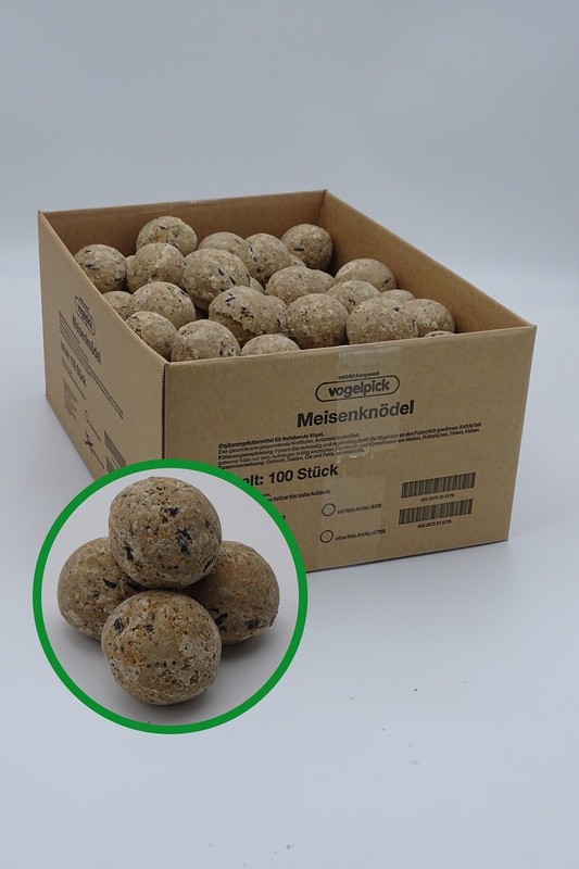 Ca.100x90g MeisenknÃ¶Del Ohne Netz Vogelfutter Ganzjahresvogelfutter