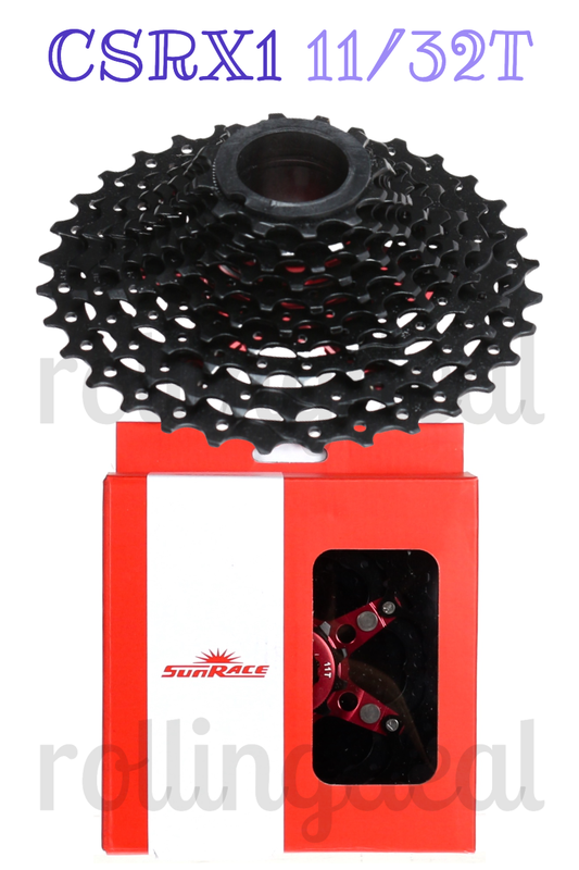 SunRace CSRX1 11-32T Cassette for 11 Speed Road Bike NEW (Bl